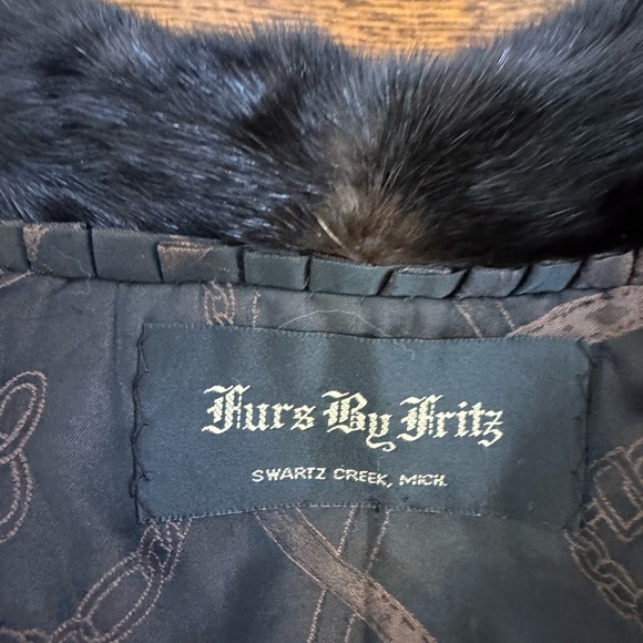 Luxurious Black Mink Fur Coat jacket Furs by Aritz - Picture 15 of 17